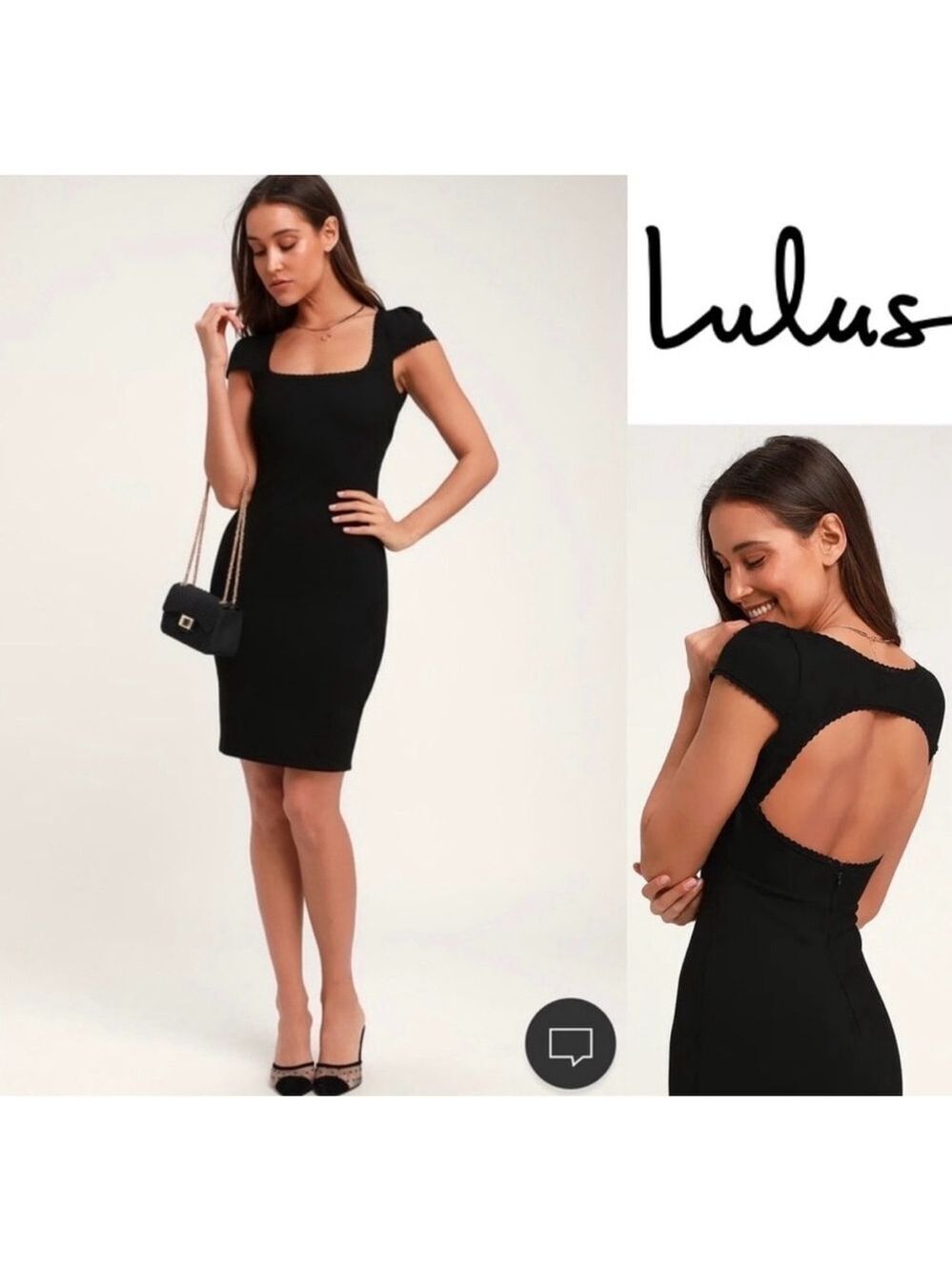 Lulus Black Dress Medium